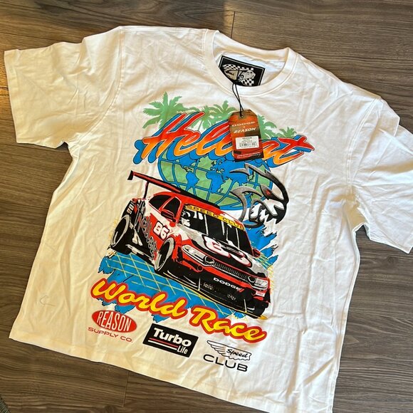 3-Shirt Bundle XXL – Betty Boop, Dodge Hellcat, ODB Licensed Graphic Tees NWT - Picture 7 of 7